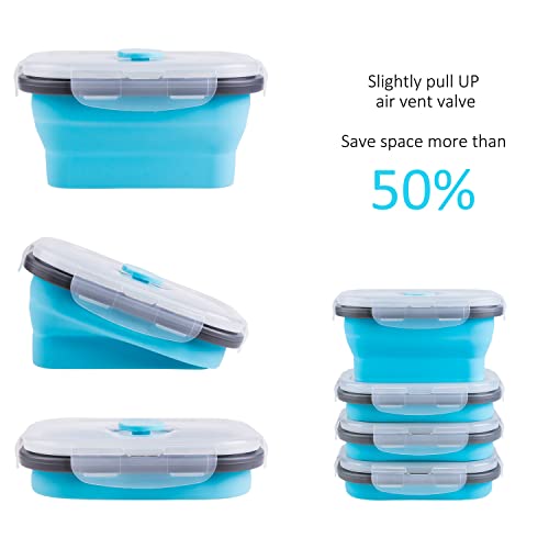 Collapsible-Food-Storage-Containers-with-Lids-Vent-118-oz-Kitchen-Stacking-Silicone-Collapsible-Meal-Prep-Container-Set-for-Leftover-Microwave-Freezer-Dishwasher-Safe-Blue-Small-4-Pack