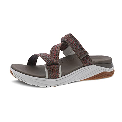 Dansko Rosette Slip-On Sport Sandal for Women - Lightweight EVA Midsole and Rubber Outsole - Natural Arch Technology for Added Support - Hook and Loop Closure