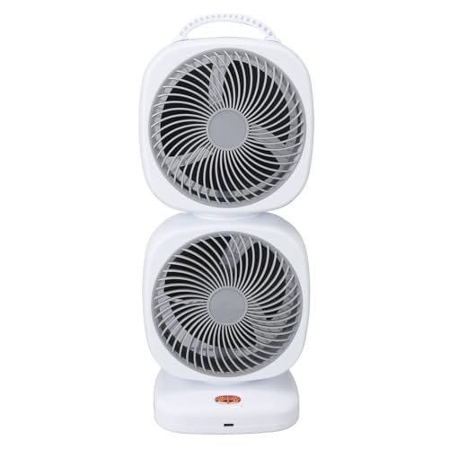 Ventilateur tour double couche CHICIRIS oscillant et rechargeable sans fil - 4