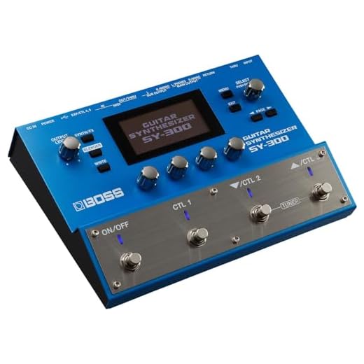 BOSS SY-300 Guitar Synthesizer — Sonidos nuevos y expresivos mediante una entrada de 1/4 de pulgada estándar y un auténtico sintetizador de estilo analógico para guitarra