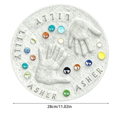 Moule stepping stone empreinte main pour chemin de jardin - 7