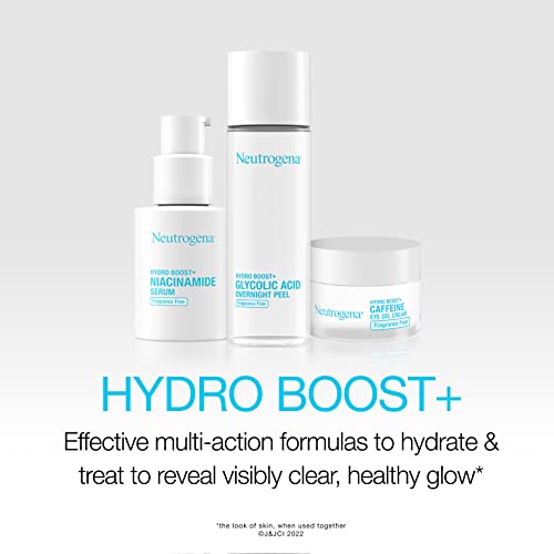 Neutrogena Hydro Boost + Niacinamide Serum For Face With Hyaluronic Acid & Vitamin B3, Multi-Action Face Serum To Hydrate & Improve Skin Complexion & Refine Look Of Pores, Fragrance Free, 1 Oz #TOP5