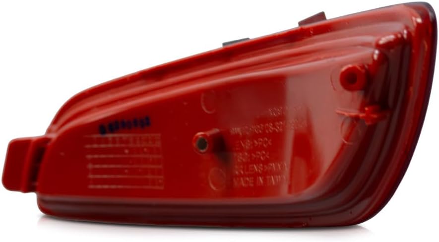 CarLights360 For Hyundai Santa Fe Rear Bumper Reflector 2010 2011 2012 Driver Side DOT Certified For HY1184107 | 92408-2B510