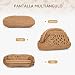 Imagen de Freiesoldaten Bolso de Mano de Paja para Mujer Bolso Tipo dumpling Tejido Estampado Floral Bolso de Hombro de Verano para Fiestas en la Playa
