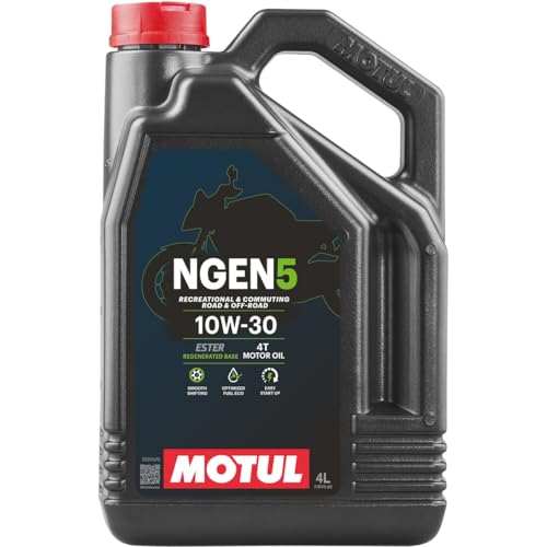 Huile moteur NGEN 5 10W-30 MOTUL 4T partie synthétique 4 L
