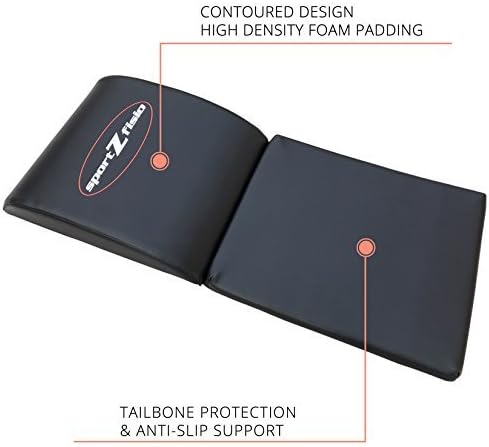 Ab Mat Abdominal Workout Cruncher Pad | Floor Exercise Equipment For Crunches Sit Ups Leg Lifts Pilates Conditioning | Crossfit Core Trainer Tailbone Protection Padding