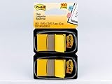Standard Tape Flags in Dispenser, Yellow, 100 Flags/Dispenser