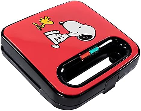 Uncanny Brands Peanuts Grilled Cheese Maker - Make Snoopy and Woodstock Sandwiches - Kitchen Appliance