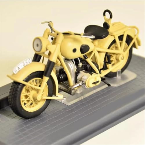Moto 1:24 Moulé sous Pression R-75 1941 : Miniatures en Alliage pour Collectionneur Privé