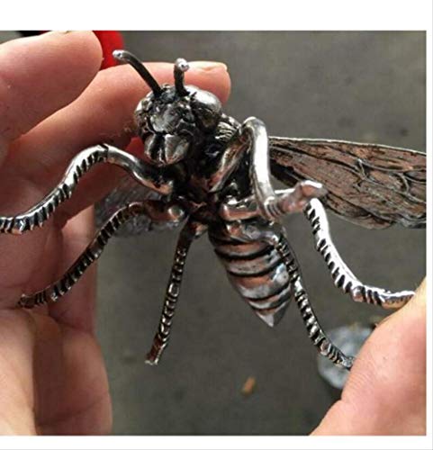 Lilove Statue China Delicate Hand Sculpture Miao Silver Honeybee Statue Bees #TOP1