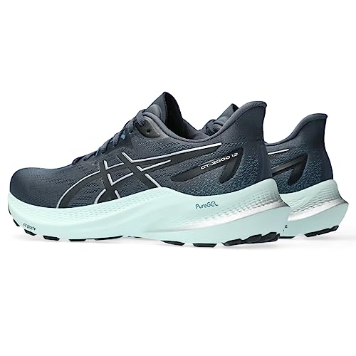 ASICS ASICS Women's GT-2000 12 Running Shoes, 7.5, Tarmac/Pure Silver