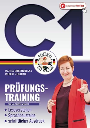Prüfungstraining Deutsch 1: Das große 3in1 DaF Arbeitsbuch - Leseverstehen | Sprachbausteine | schriftlicher Ausdruck (Von telc-Prüfern verfasst)