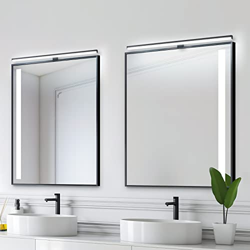 Tyhogar Led Vanity Light Fixtures,28.3In Black Bathroom Lights Over Mirror,3 Types Of Installation,With Power Cord Modern Vanity Lighting Mounted Wall Light,Led Picture Light,Wall Sconce #TOP4