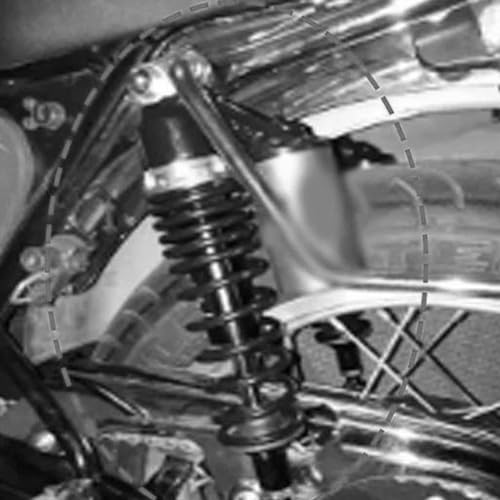 Amortisseur d'air moto 330mm-340mm pour CB750K GL1000