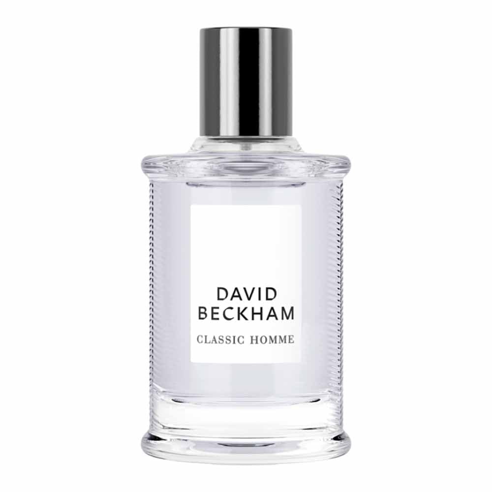 David Beckham Classic Homme Eau de Toilette 1.6 fl oz (Pack of 1), Notes of Pink Grapefruit, Cashmere Wood, and Mahogany Wood, Men's Fragrance, Long Lasting, Everyday Fragrance, Travel Size