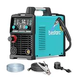 Bestarc Plasma Cutter, [Blow Back Pilot Arc][Large LED][Air Sensor] 50A Non-HF CNC Plasma Cutter Machine 110V/220V Dual Voltage, 5/8' Clean Cut 1' Max Cut, Post Flow, 2T/4T for Beginners DIY