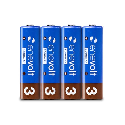 [enevolt] 充電池 3000mAh 単3 エネボルト 8本セット 8s3000ev