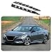 KELEIMAI Car Accessories Fit for Nissan Sentra S SV SR and Premium Sedan 2020 2021 2022 2023 2024 2025 Rear Beveled Window Louver Shutter Strips Cover Trims (Glossy Black) 2PCS ABS