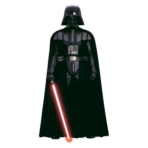 Roommates Rmk1589Slg Star Wars Classic Darth Vader Peel And Stick Giant Wall Decal , Black #TOP7
