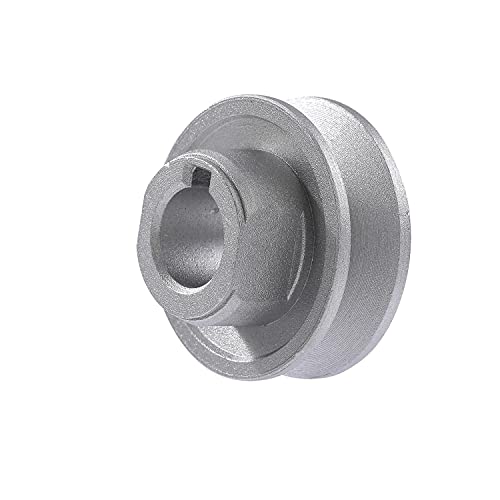 KATSU Polea de Rueda de Correa de Aluminio para máquina de Coser con Motor eléctrico, Ranura única de 45MM