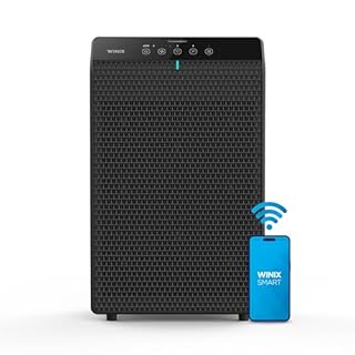 WINIX 5520 Air Purifier with Wi-Fi for Home Large Room Up to 1882 Ft² in 1 Hr With Air Quality Monitor, True HEPA, High Deodorization Carbon Filter and Auto Mode, Captures Pet Allergies, Smoke, Dust.