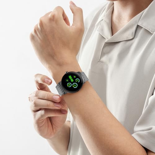 Correa de nylon trenzado magnético para Google Pixel Watch 41mm miniatura 6