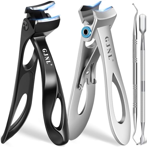 Toenail Clippers for Thick Nails for Seniors, 2026 Angled Head Large Toe Nail Clippers, Heavy Duty Fingernail Clippers with Wide Opening Nail Cutter Men & Women option