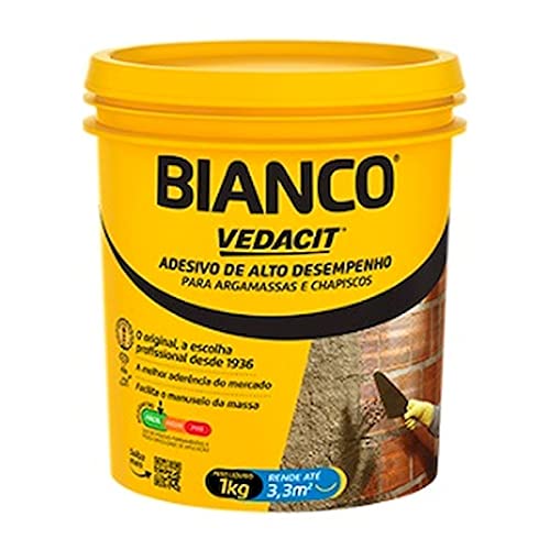 Adesivo Bianco Argamassa e Chapisco, Branco, 1 L, Vedacit