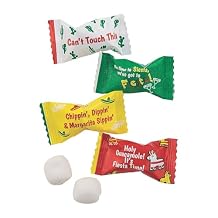 Fun Express Butter Mints Bulk - Fiesta Buttermints Individually Wrapped Soft Dinner Mints | Cactus, Chiles & Sombrero Shapes for Mexican Party Favors, Cinco de Mayo Celebrations | 108 Pieces, 14 oz