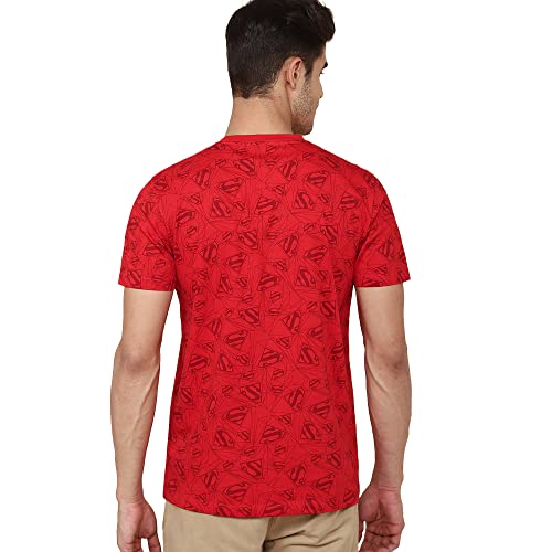 Image of Free Authority Harry Potter Printed Regular Fit Red Cotton Men's T-Shirt
