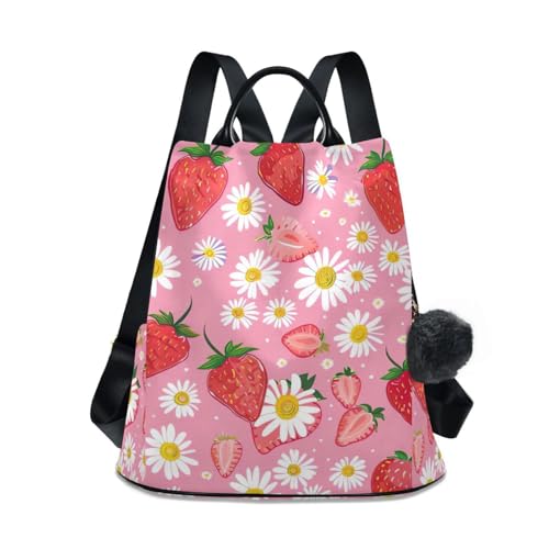 Mochila antirrobo mujer bolsa de viaje impermeable margaritas