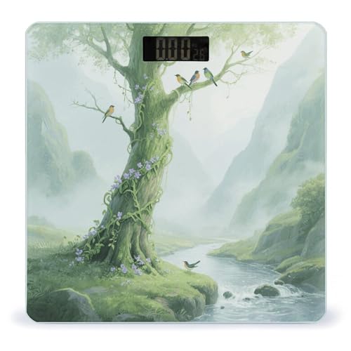 Green Tree of Life Balanza Digital con Pantalla LCD de 400 Lb