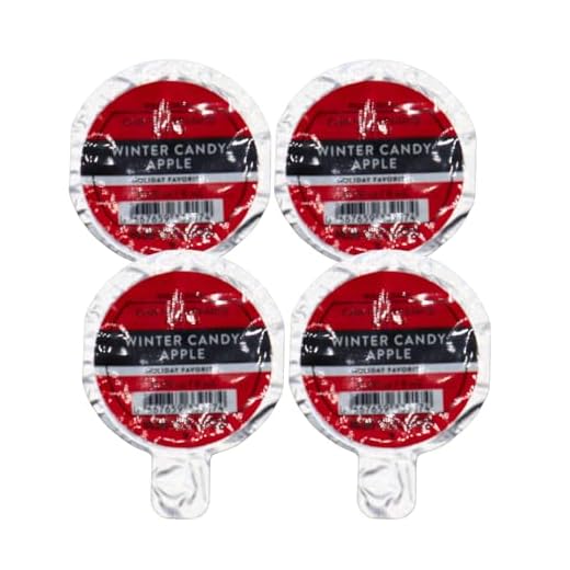 Bath & Body Works WINTER CANDY APPLE Car Fragrance Refill 0.2 fl oz - 4 pack