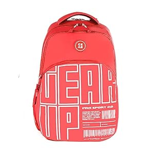 Gear ARISE 40L Large Water Resistant School Bag with Sternum Strap/Casual Backpack/Daypack/College Bag for Boys/Girls/ Men/Women (Pink)
