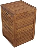 The Original Spa Large Size Teak Laundry or Storage Hamper