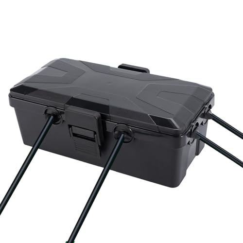 MOONPAI RZg{bNX IP54 h ho O hJ R[h P[X ό J悯 C~l[V ی ubN ݂艺Ή RZg BOX vOh~ RZgJo[ (ubN, li1j)