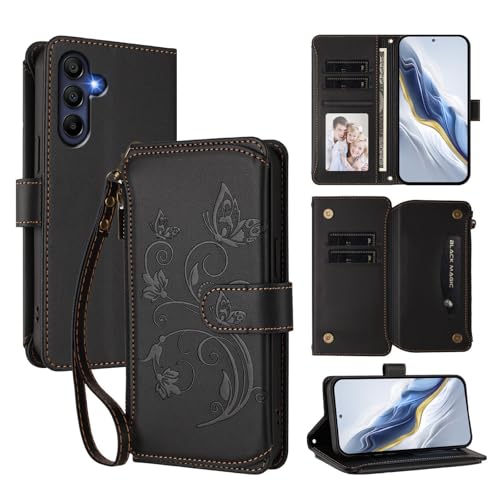 Housse Samsung Galaxy S26 Edge étui portefeuille antichoc cuir noir