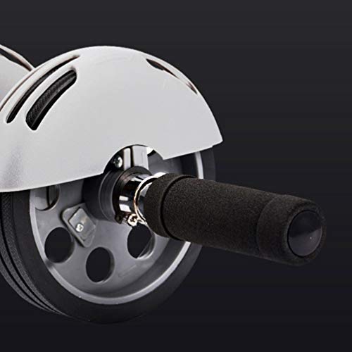 BESPORTBLE Rolo de abdômen para exercício abdominal, roda dupla, equipamento de exercícios abdominai