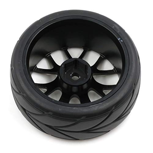 hobbysoul 4pcs New RC 1/10 On Road Tires Soft & Alloy Aluminum Rims Hex 12mm by hobbysoul - Image 5
