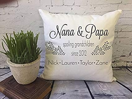 personalized grandparent pillow