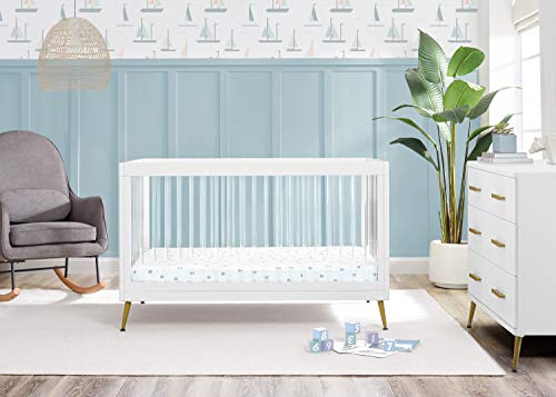image for Delta Children Sloane Crib 7-Piece Baby Nursery Furniture Set–Includ