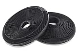2 x DL-pro Kohlefilter Aktivkohlefilter für Bosch 00796390 DHZ5276 Siemens LZ52751 Neff Z5138X1 Dunstabzugshaube