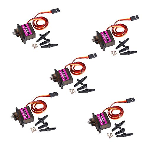 Preisvergleich Produktbild SENRISE 9G Digitales Servo, Hochgeschwindigkeits-Metallgetriebe MG90S Micro Servomotor für Roboter RC Hubschrauber Flugzeug Boot Fernbedienung (1 Stück), schwarz
