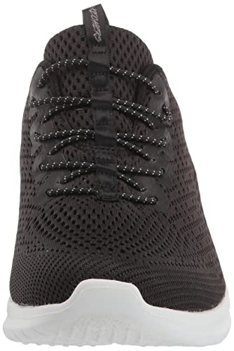 Skechers Ladies' UltraFlex Bungee Slip On (Black, Numeric_7)