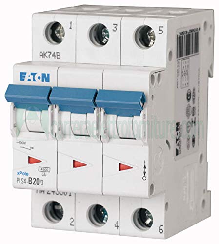 Interruptor magnetotérmico 3P 20A 4,5KA Eaton 243327