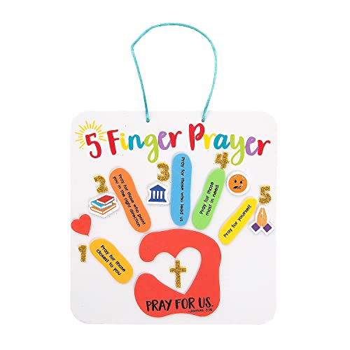 Kit empreintes de prière à 5 doigts pour 12 créations d'enfants