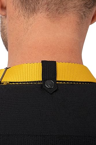 Tablier bavette Seattle Chef Works en denim premium et finitions soignées