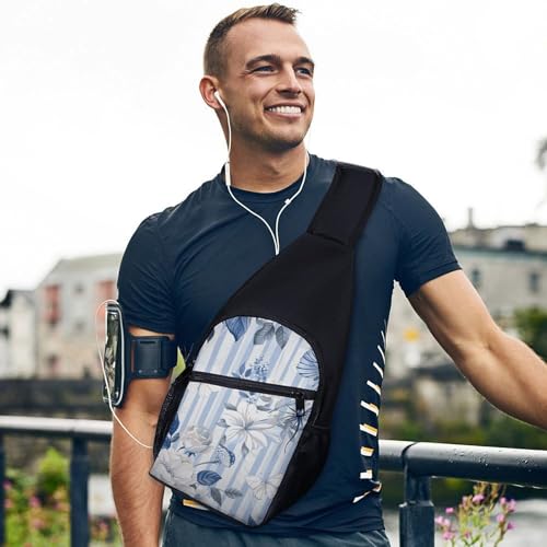 Bolso Sling Pequeño Cruzado Unisex Butterfly miniatura 6