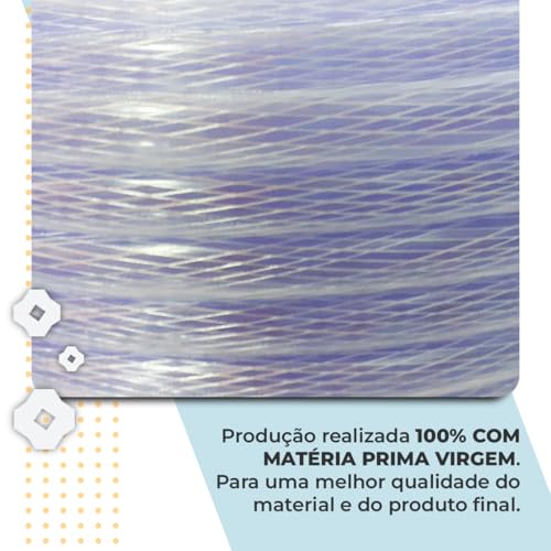 Mangueira de Jardim Trançada Cristal com Esguicho e União/Adaptador de Torneiras (50 metros)