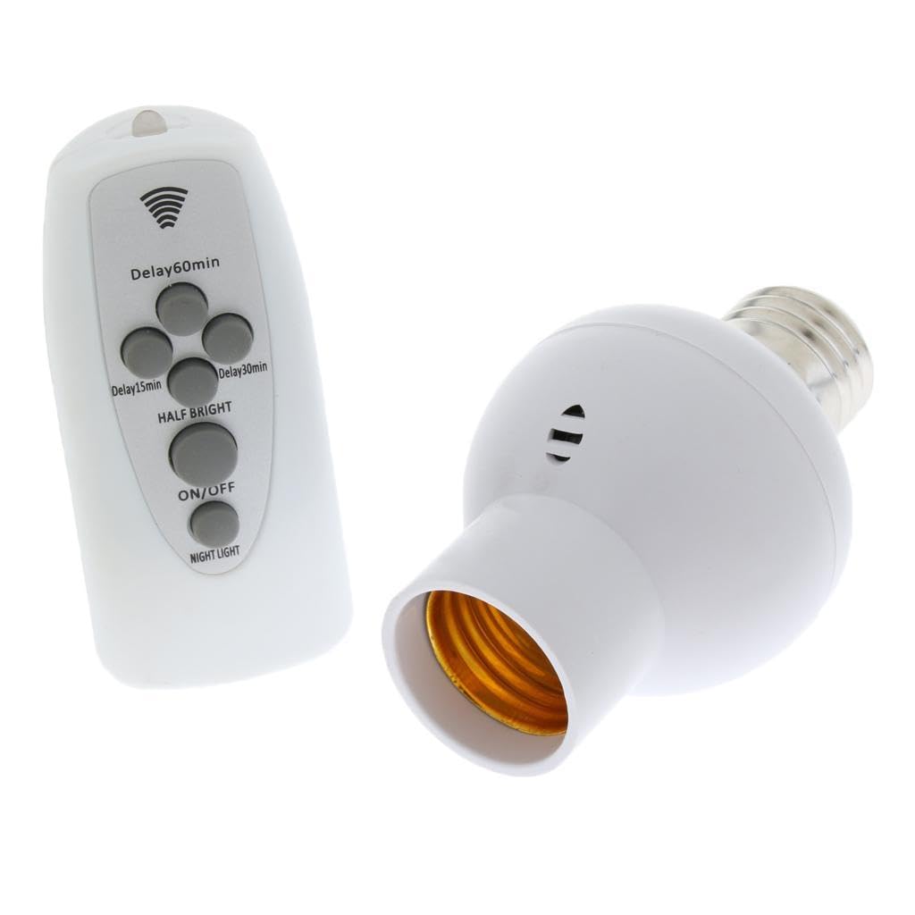Calandis™ 2Xdigit Remote Control Bulb Socket E27 Wireless Bulb Holder Cap Switch | Lamps, Lighting & Ceiling Fans-image-32